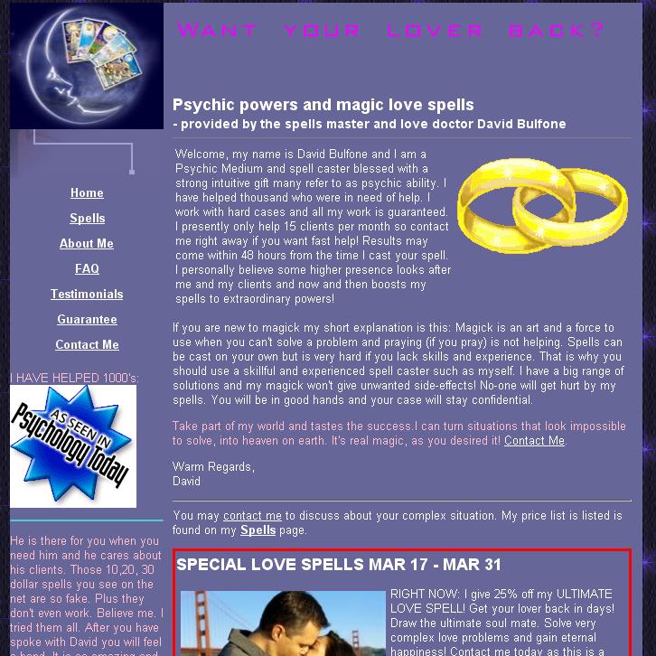 black magic love spells